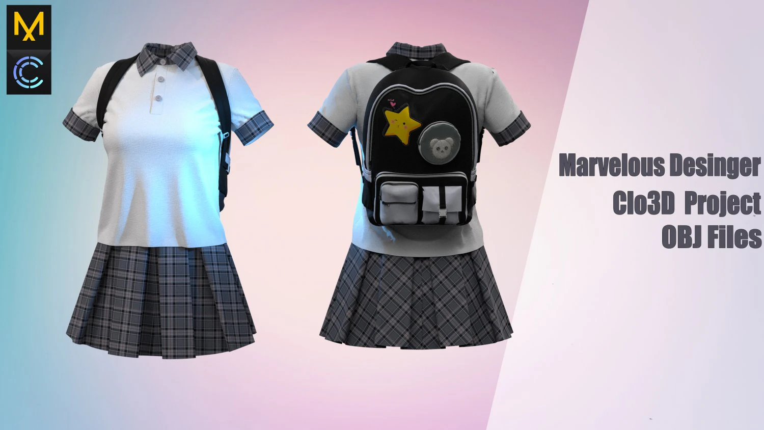 14 Clo3D -Zprj - OBJ -FBX 3D Model .c4d .max .obj .3ds .fbx .stl .blend 