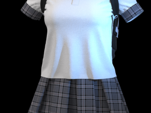 14 Clo3D -Zprj - OBJ -FBX 3D Model