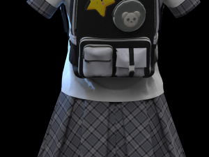 14 Clo3D -Zprj - OBJ -FBX 3D Model