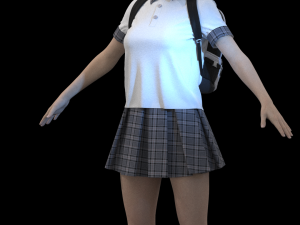 14 Clo3D -Zprj - OBJ -FBX 3D Model