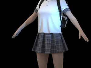 14 Clo3D -Zprj - OBJ -FBX 3D Model