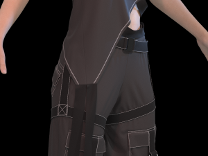 15 Clo3D -Zprj - OBJ -FBX 3D Model