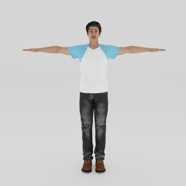 model human 3D Модель .c4d .max .obj .3ds .fbx .stl .blend 