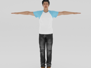 model human 3D मॉडल