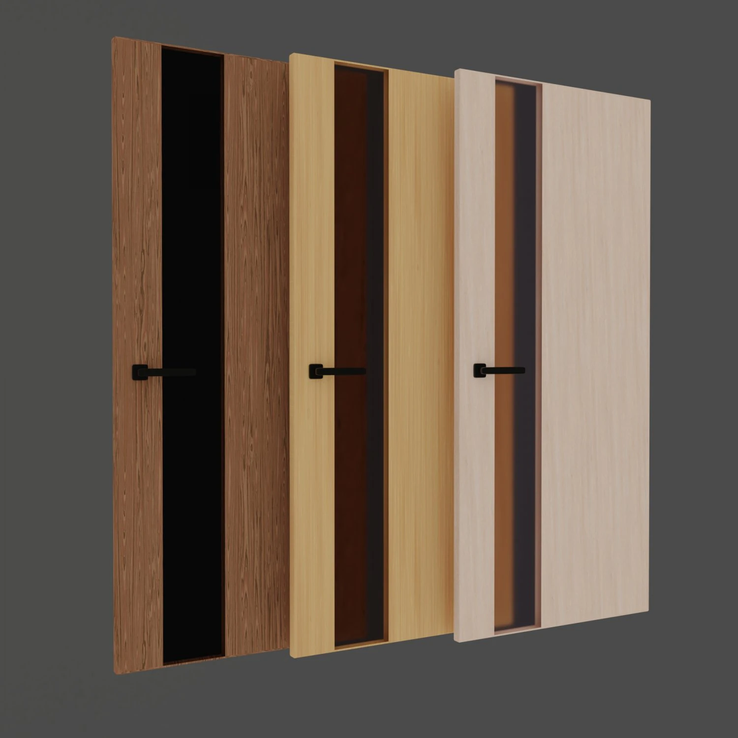 the package of interior doors 3D Model .c4d .max .obj .3ds .fbx .stl .blend 