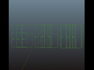 the package of interior doors 3D Модель