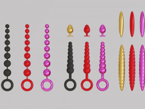 adult toys collections obj stl blend - 3D Model