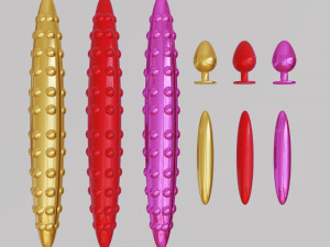 adult toys collections obj stl blend - 3Dモデル