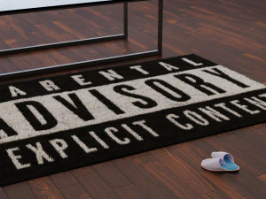 tapete de conte&uacute;do expl&iacute;cito Modelo 3D