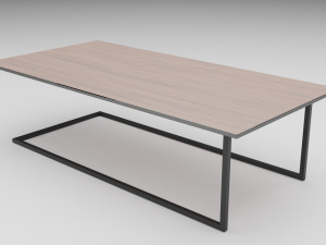 wooden table Model 3D