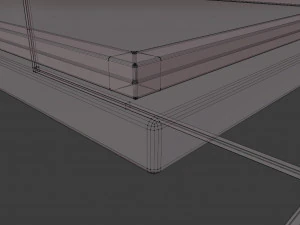 wooden table 3D Model