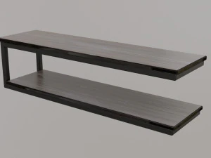 wooden shelves 3D Model