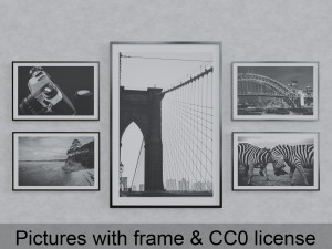 collection of paintings 3D Model
