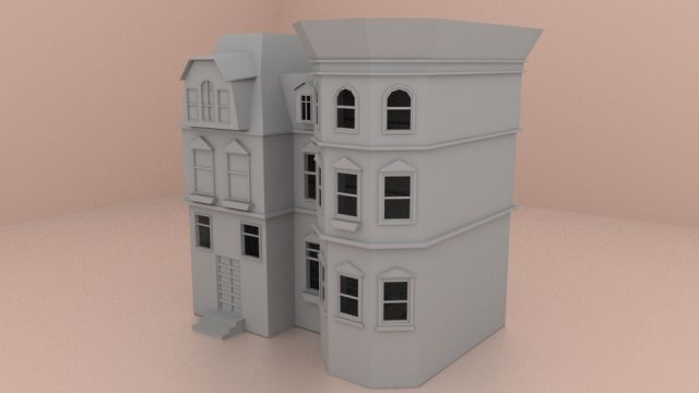 house modeling 3D Model .c4d .max .obj .3ds .fbx .stl .blend
