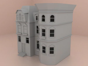 家のモデリング 3Dモデル