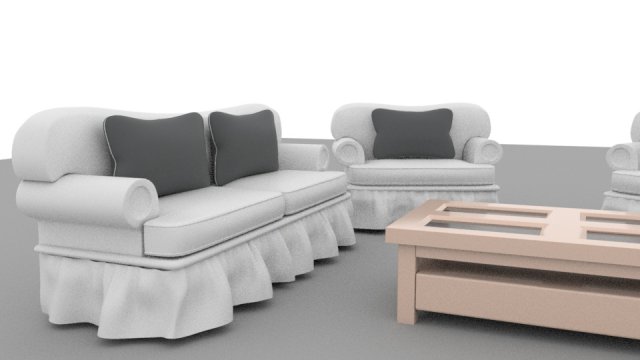 living room modelado 3d 3D Modell .c4d .max .obj .3ds .fbx .stl .blend 