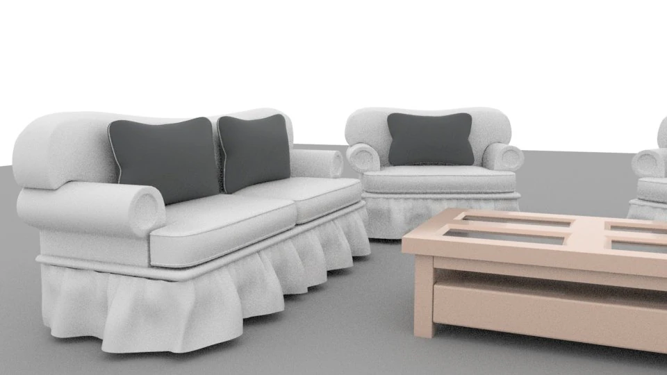 living room modelado 3d 3D Model .c4d .max .obj .3ds .fbx .stl .blend 