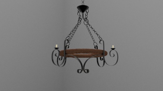 chandelier modelo 3d 3D Model .c4d .max .obj .3ds .fbx .stl .blend 