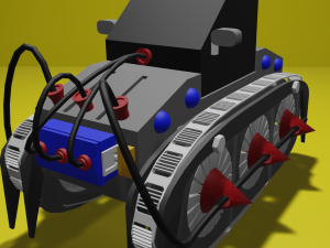 truck with wires for 3d print 3D प्रिंट मॉडल
