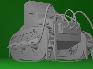 truck with wires for 3d print 3D प्रिंट मॉडल