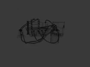 free computer with wires for 3d print 3D Print Model