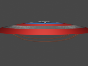 shield captain america 3D 模型