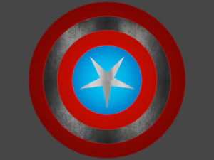 shield captain america 3D Model