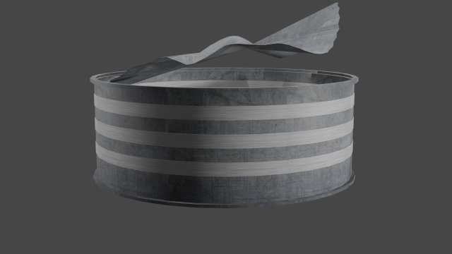 canned food 3D Модель .c4d .max .obj .3ds .fbx .stl .blend 