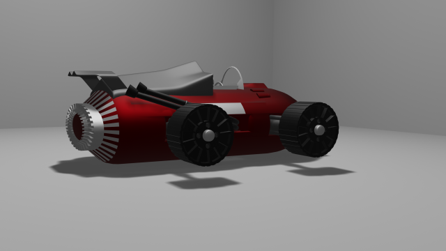 retro car f1 3D Модель .c4d .max .obj .3ds .fbx .stl .blend