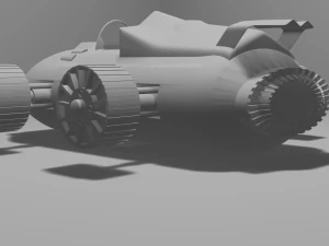 carro retr&ocirc; f1 Modelo 3D