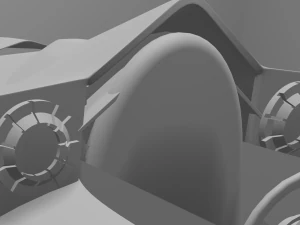 carro retr&ocirc; f1 Modelo 3D