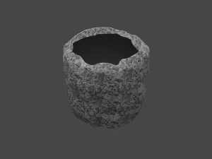 vaso de flores criativo Modelo 3D