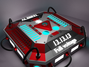 electronic robot full voltage Modello 3D