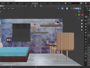 isometric 3d room 3D Model