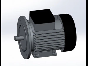 electric motor 15kw 3000rpm feet - flange 802 15 3000 3D Model