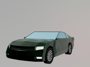 lowpoly car 3D 模型