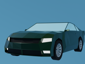 lowpoly car Modelo 3D