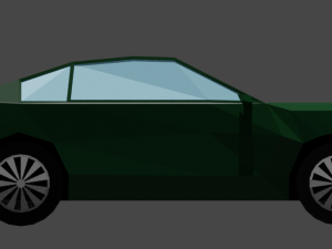 lowpoly car 3D 模型