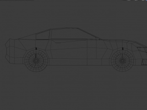 lowpoly car 3D 模型
