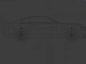 lowpoly car 3D Model