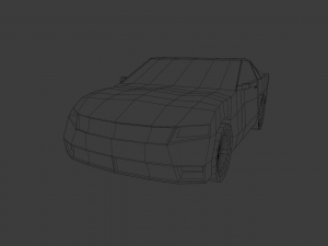 lowpoly car 3D 模型