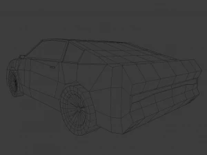 lowpoly car 3D Model
