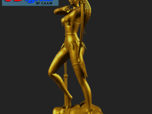 Girl archer 3D Print Model