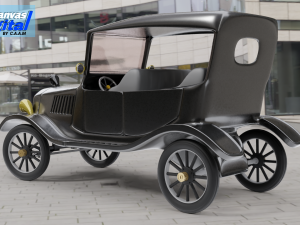 Classic car for animation 3D Модель