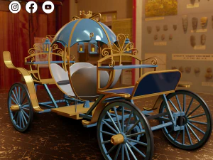 Cinderella carriage 3D Print Model