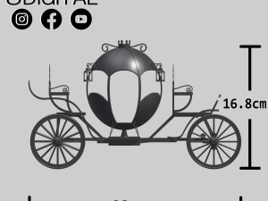 Cinderella carriage 3D Принт Модель