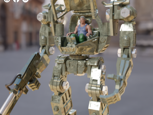 BATTLE TECH MILITAR 3D print model 3D 打印模型