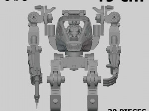 BATTLE TECH MILITAR 3D print model 3D 打印模型