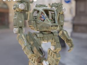 BATTLE TECH MILITAR 3D print model 3D 打印模型