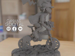 ASH AND PIKACHU - POKEMON 3D Print Model